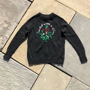 Sealed with a Kiss Mistletoe Christmas Sweater